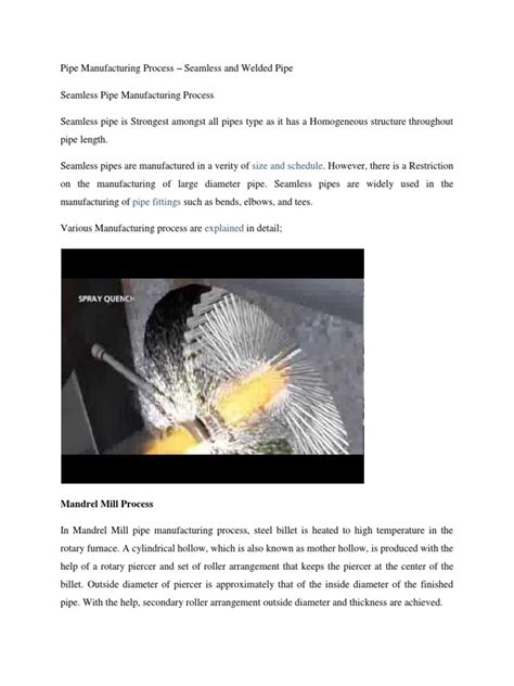 Image result for Pipe Production Process