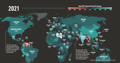 Mapped: Global GDP Forecasts for 2021 and Beyond - Flipboard