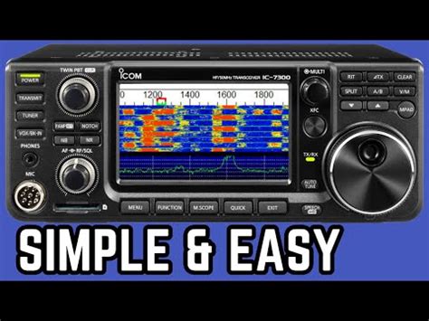 Image result for ICOM 7300 Setup Tutorial