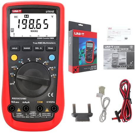 UNI-T UT61E AC/DC Modern Digital Auto Ranging Multimeters Backlight ...
