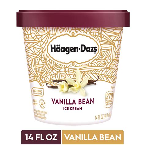 Haagen Dazs Vanilla Bean Ice Cream 14oz