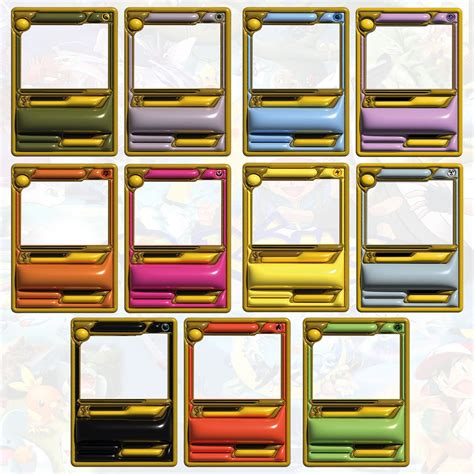 3D Pokemon Card Templates in PNG and SVG for Custom Gifts and Decor ...