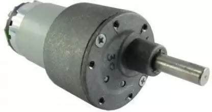 AQBP 4pcs 12v 10 Kg-cm 1000 rpm DC Side Shaft High Torque Geared DC ...