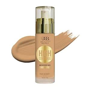 Buy Beauty Berry High Coverage Waterproof Base Foundation | Oil Free ...