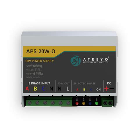 IoT device supply -3 phase power supply 10W | APS-10W-O | Atreyo