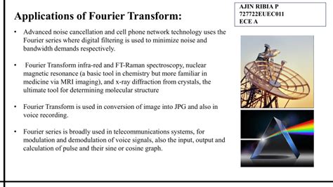 Fourier Transform Applications 的图像结果