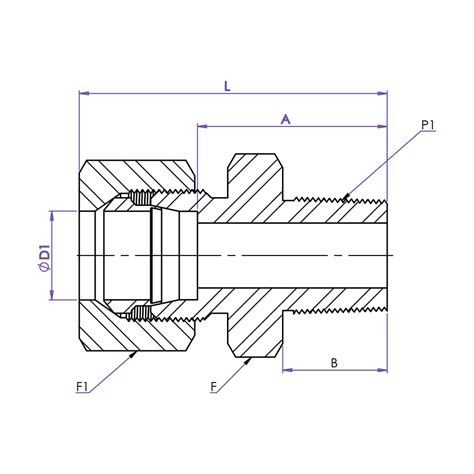 Image result for BSP Thread Profile Drawing
