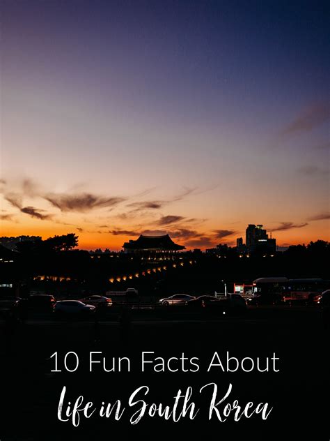 Fun Facts About South Korea