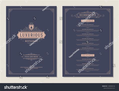 Food Menu Cover Design 的图像结果