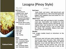 How to Make Lasagna (Pinoy Style) ? Pursuit of Functional Home
