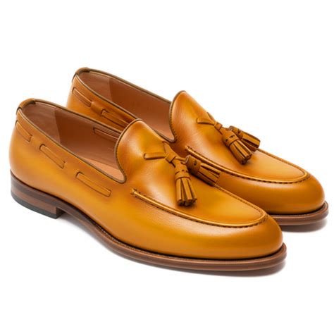 Tan Leather Barbican Tassel Loafers – Costoso Italiano
