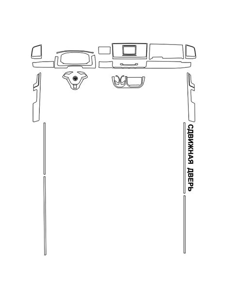 Creating patterns of car body and interior. Sale of templates in ...