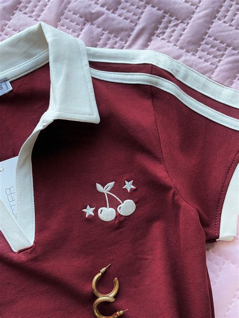 "Cherry" Red Polo T-shirt – Nith Clothing