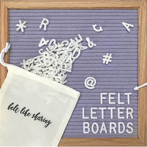 Amazon.com : Felt Letter Board, 10x10in Changeable Letter Board with ...