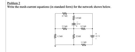 Image result for Mesh Current Equations
