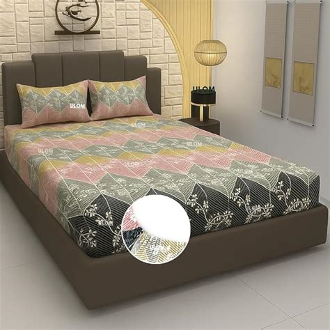Buy ULOM Luxury Elastic Fitted Flannel Woolen Bedsheet for Winter ...