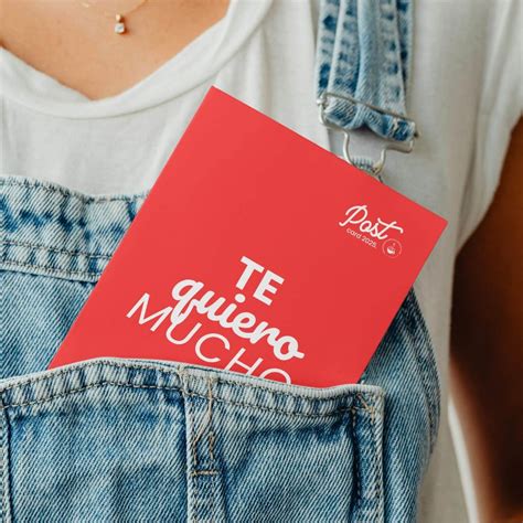 Tarjeta te quiero mucho - Desayunos Personalizados