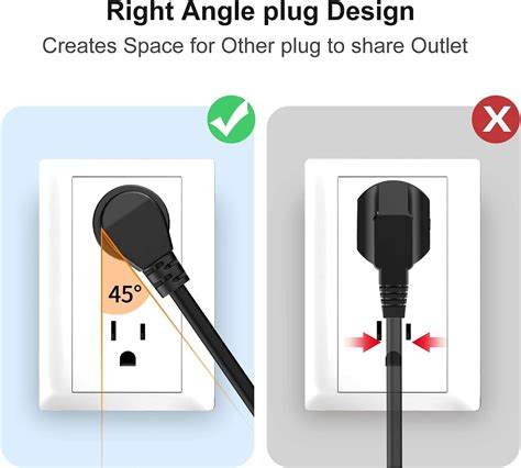 Buy Power Strip Tower with Colorful Nightlight, 15 AC Outlets and 6 ...