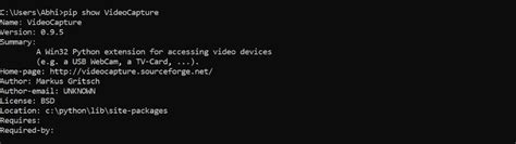 Capture Video Python 的图像结果