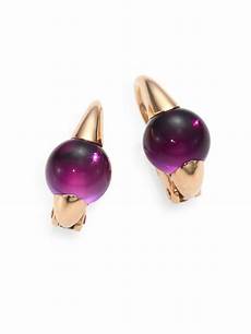 pomellato earrings pomellato m ama non m ama amethyst 18k gold pomellato earrings pomellato m ama non m ama amethyst 18k gold