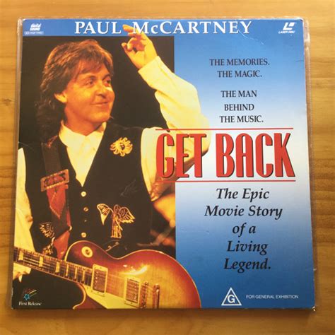 Paul McCartney – Get Back (1992, Laserdisc) - Discogs