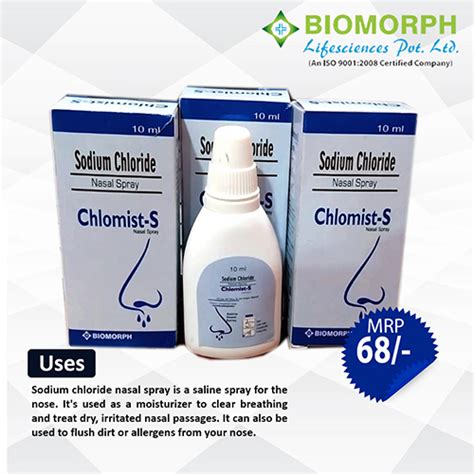 CHLOMIST-S NASAL SPRAY Biomorph Lifesciences Pvt. Ltd.