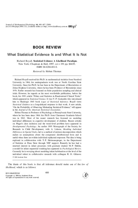 Image result for Statistical Evidence Examples