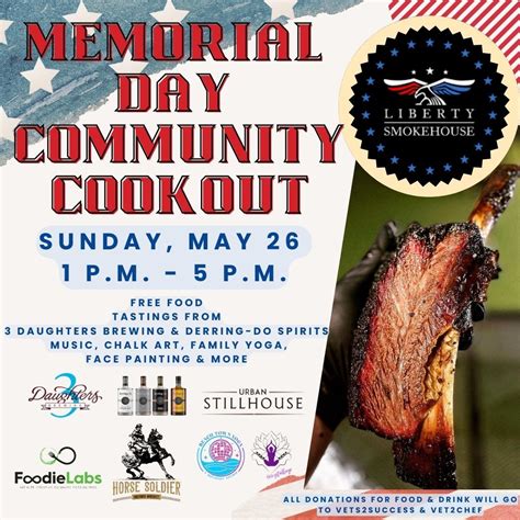 Memorial Day Community Cookout with Liberty Smokehouse, 515 22nd Street ...