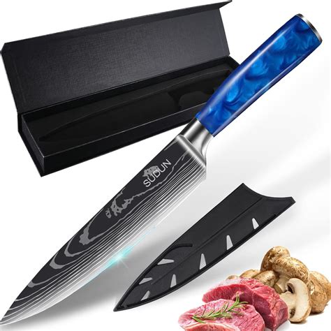 Buy SUDUN 8 Inch Professional Kitchen Knife,Super Stainless Steel Chefs ...