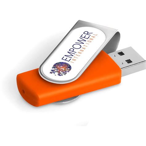 Axis Dome Flash Drive - 8GB - Orange - The Promo Group