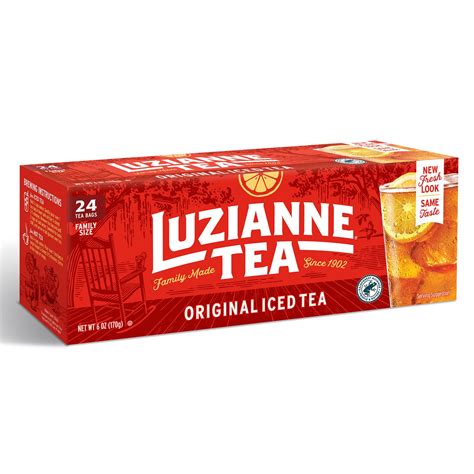 Snapklik.com : Luzianne Unsweetened Iced Tea Bags, Family Size, 24ct Box
