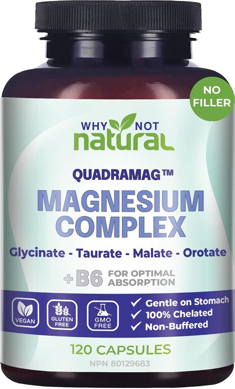 Amazon.com: 4-in-1 Magnesium Complex Supplement - Glycinate, Taurate ...
