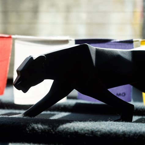 Modern Art Geometric Panther Statue – The Artment