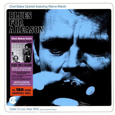 Chet Baker チェット・ベイカー Quintet Featuring Warne Marsh - Blues For A Reason ...