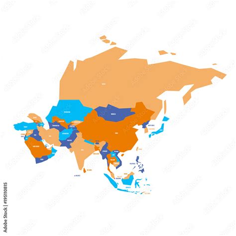 Asia Map Simple 的图像结果