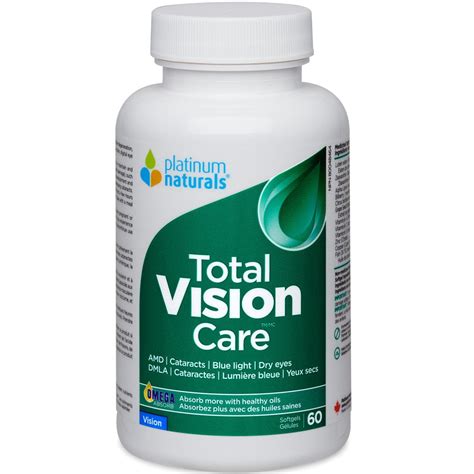 Platinum Naturals Total Vision Care, Total Eye Health Support, 60 Liqu