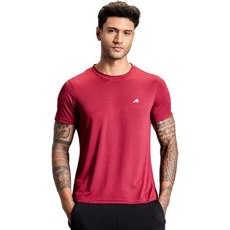 Core Tee Mens Active Tee - Red – Boldfit