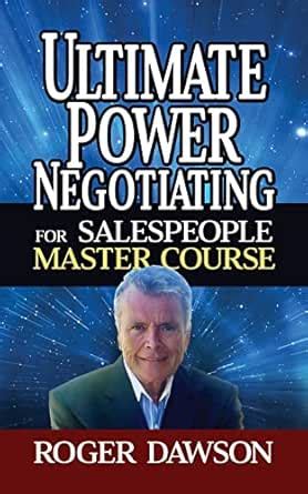 Ultimate Power Negotiating for Salespeople Master Course eBook : Dawson ...