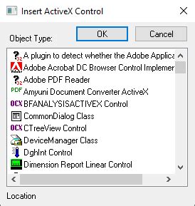 Image result for ActiveX Control Help