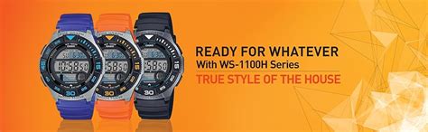 Casio Youth Series Digital Grey Dial Men's Watch WS-1100H-4AVDF(A1725 ...