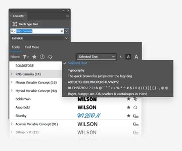 Image result for Character Panel InDesign