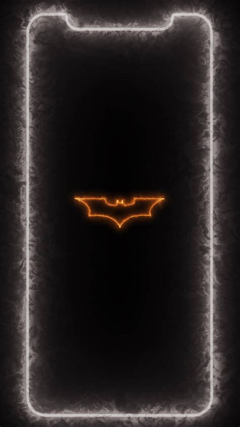Download Batman Logo Neon Aesthetic Iphone Wallpaper | Wallpapers.com