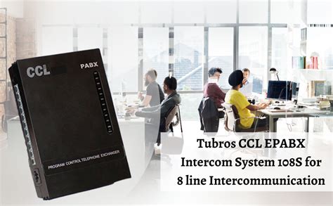 Tubros CCL EPABX Intercom System 108S for 8 line Intercommunication ...