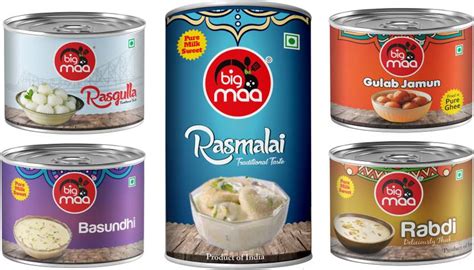 Big Maa Combo Set- Traditional Taste Rasmalai, Rasgulla, Basundhi ...