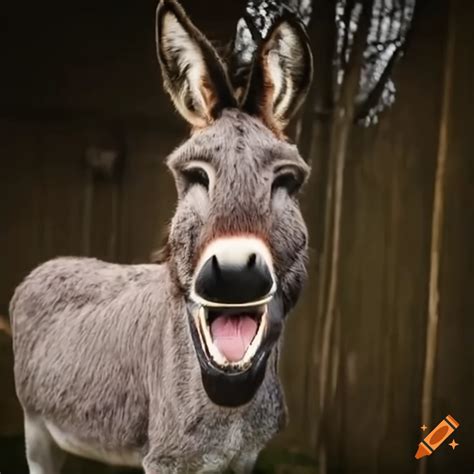Donkey Laughing