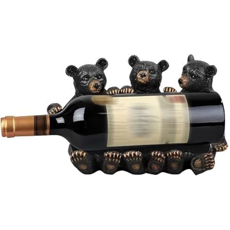 ICEARMOR ICE ARMOR 9.5 H 3 Bear Wine Rest Rack Bottle Holder India | Ubuy