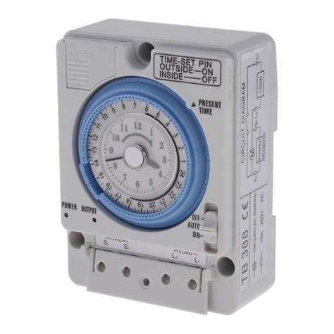 Losa Heavy Duty Mechanical Timer 24 Hour Switch Low Voltage Time ...