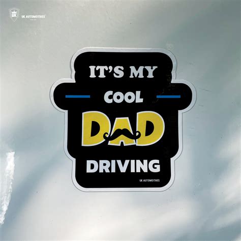 Cool Dad Driving | Sticker – UK Automotives