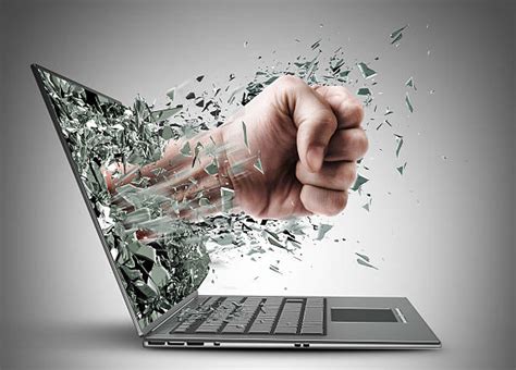 Image result for Hand Punching through Computer Screen
