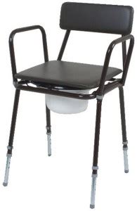 NRS Healthcare IMPORTED Bedside Commode Chair with Detachable Arms ...